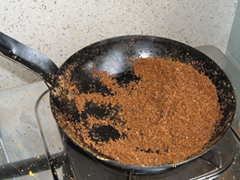 挽いたコーヒー豆の状態